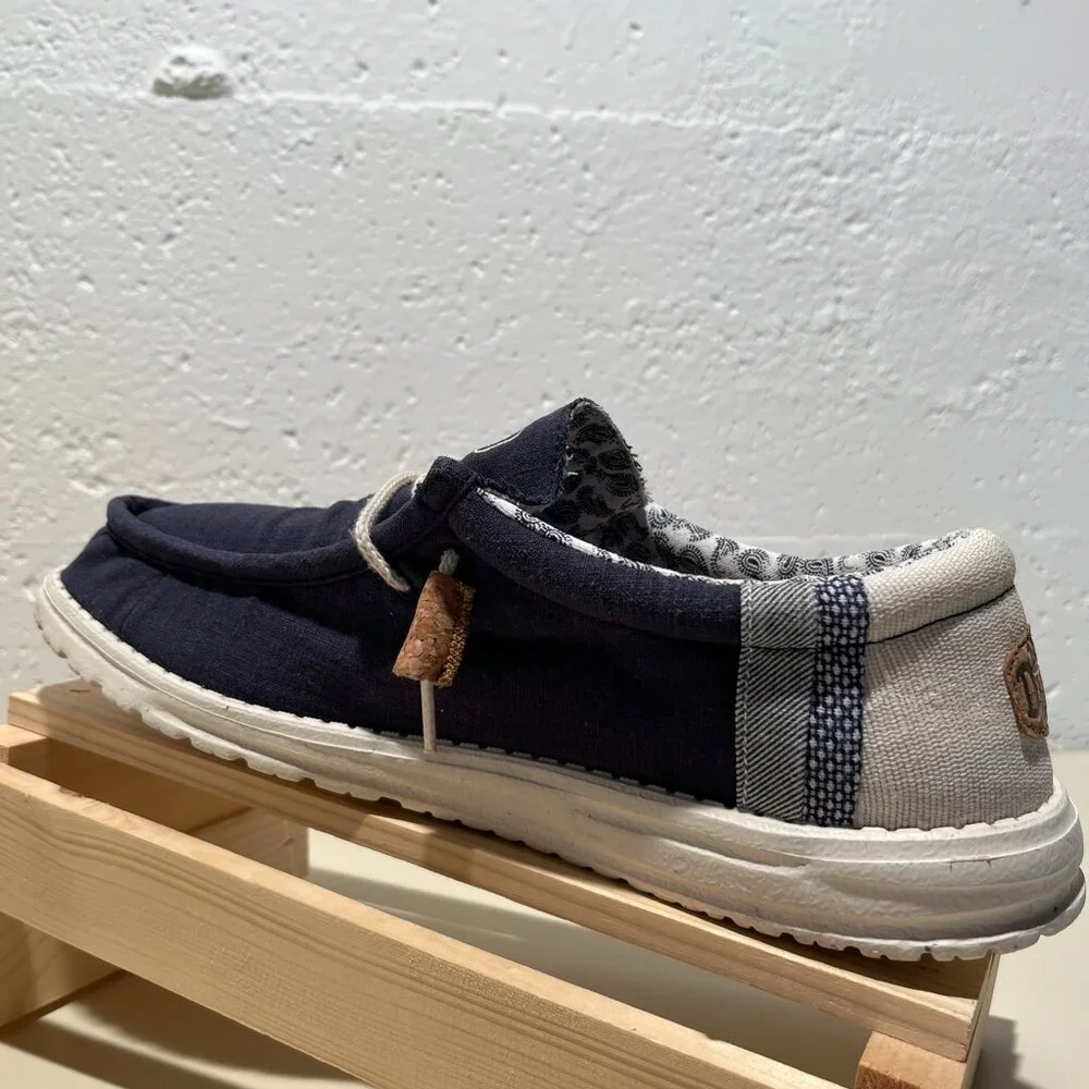 Hey Dude Men's Wally Craft Linen Casual Shoe - Picture 6 of 15